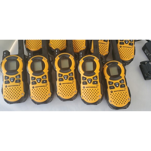 Motorola Talkabout MT350R Two Way Radio Walkie Talkies Lot Of 10 + Wall Chargers - Picture 3 of 10